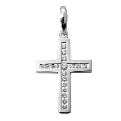 Крест декоративный, золото, бриллиант, Крест 7-31-0003-201